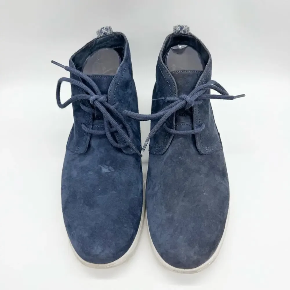 UGG Men's Freamon Suede Lace Up Chukka Boot In Navy Sz 9 Preppy Office Business
